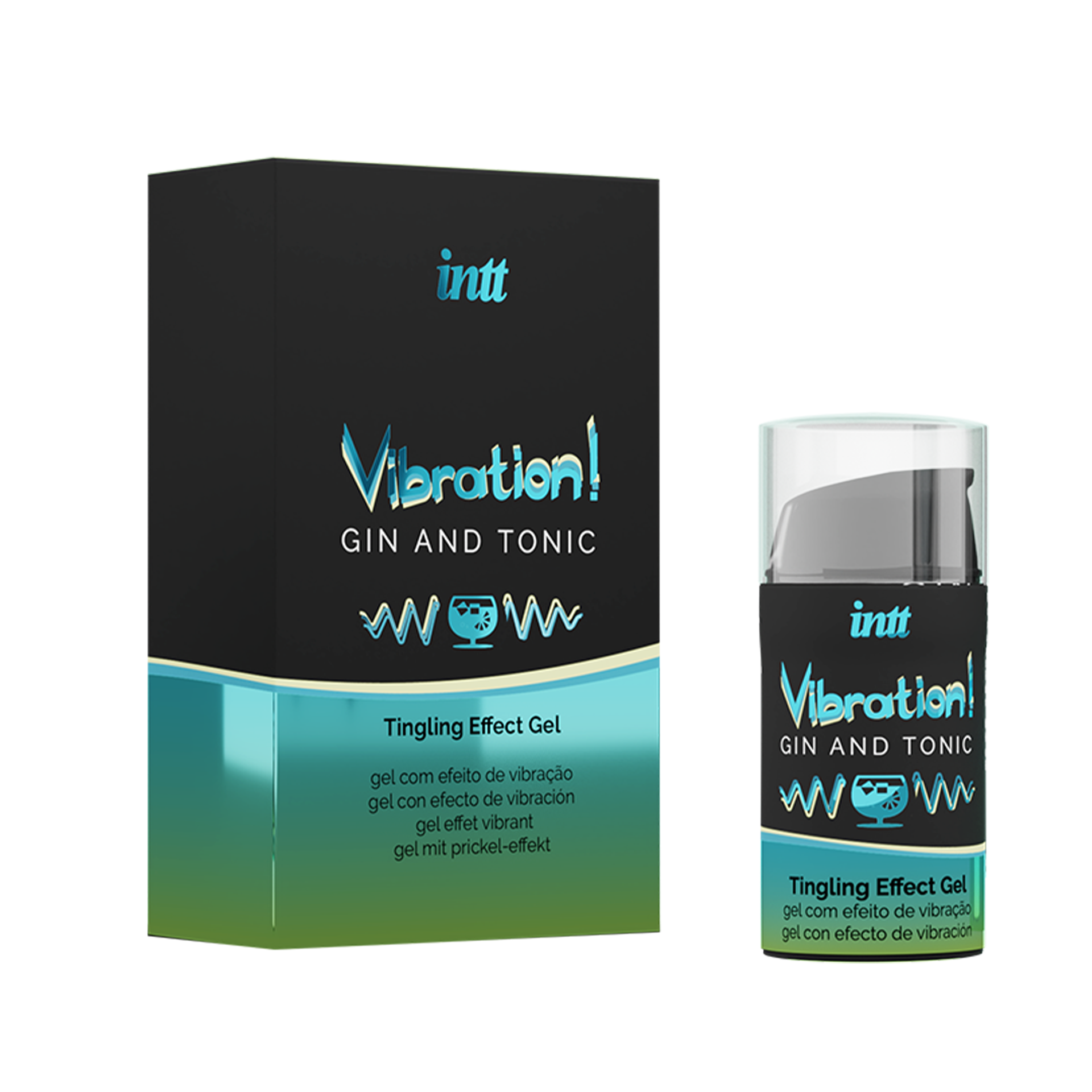 Vibration Gin Tonic ! Vibrateur liquide · INTT Cosmétiques
