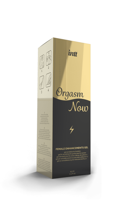 Gel stimulant féminin à pointe vibrante Orgasm Now INTT Cosmétiques