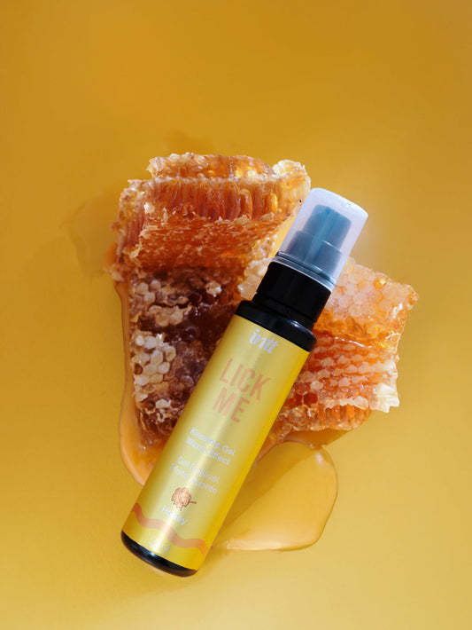 Lick me Honey Gel chauffant et embrassable · INTT Cosmétiques