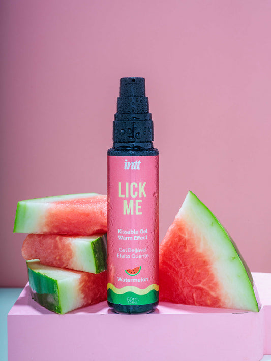 Lick me Pastèque Gel chauffant et embrassable · INTT Cosmétiques