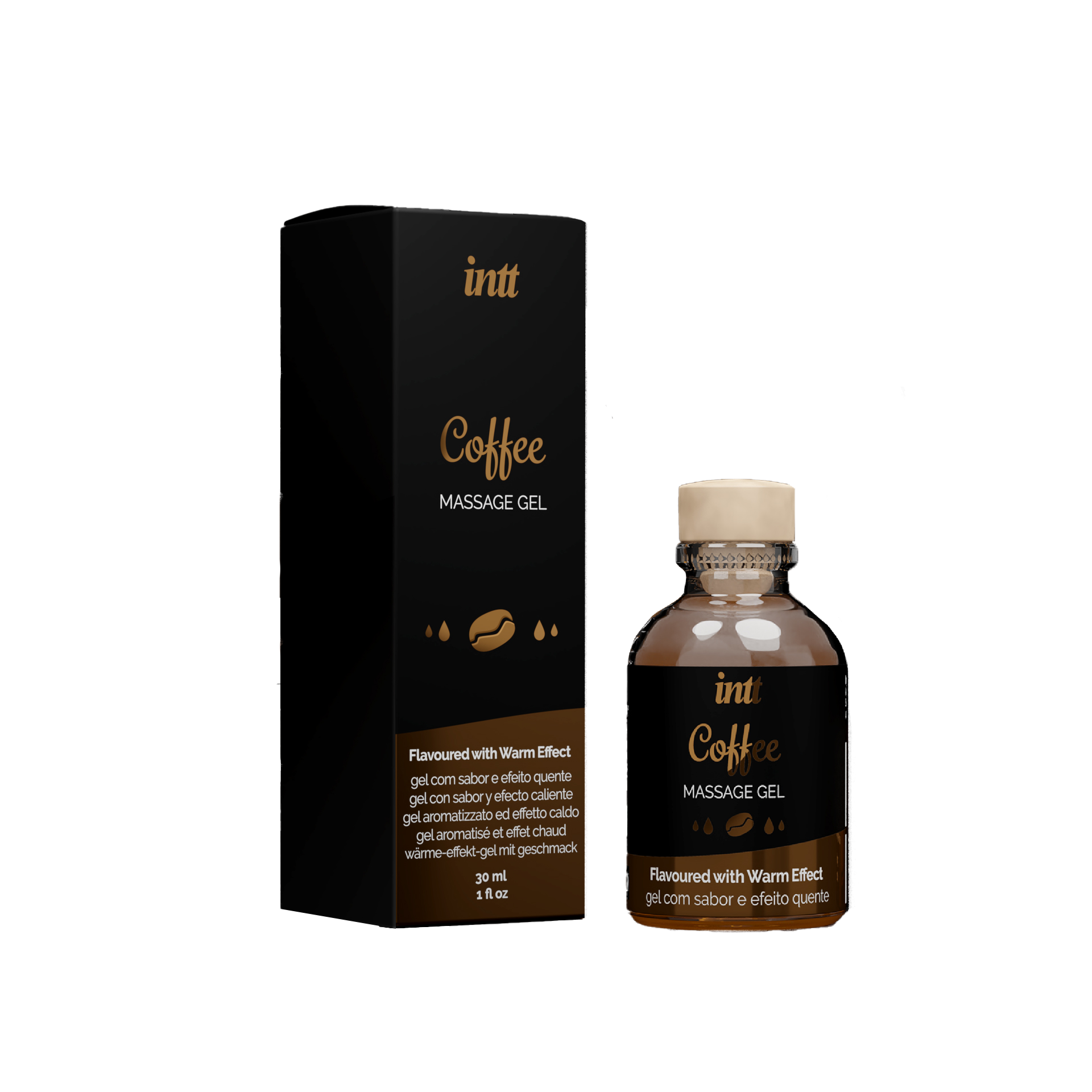 Massage gel Café Gel embrassable · INTT Cosmétiques