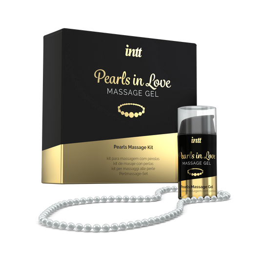 Pearls in love Kit de massage avec collier de perles · INTT Cosmétiques