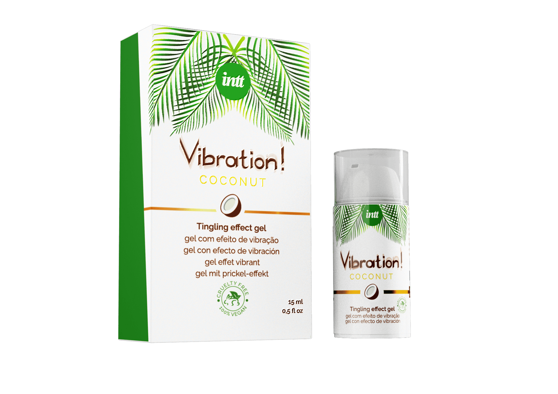 Vegan Vibration Noix de coco ! Vibrateur liquide · INTT Cosmétiques