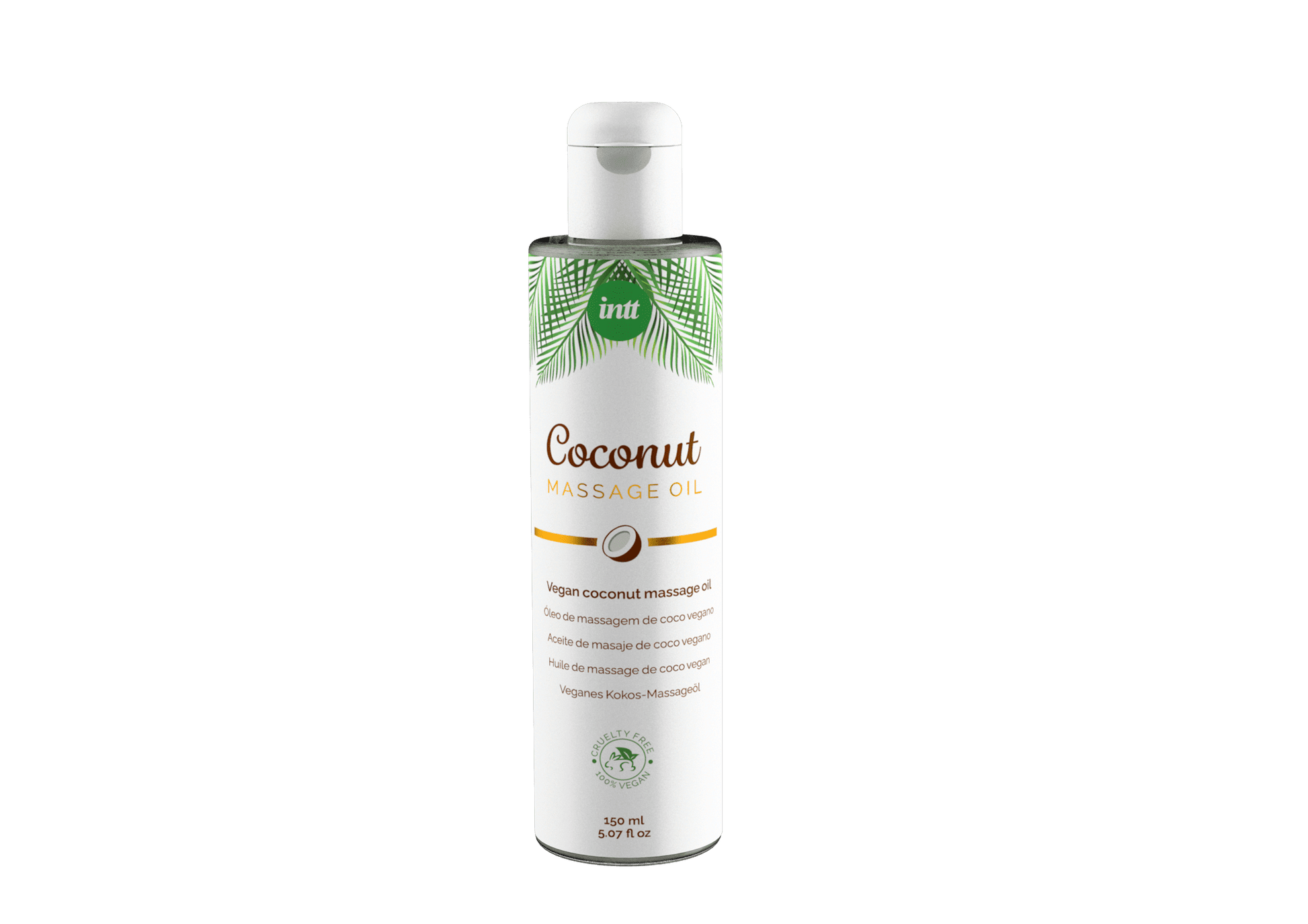 Vegan noix de coco massage oil huile de massage · INTT Cosmétiques