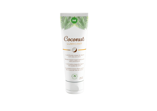 Vegan noix de coco lubricant Lubrifiant base eau · INTT Cosmétiques