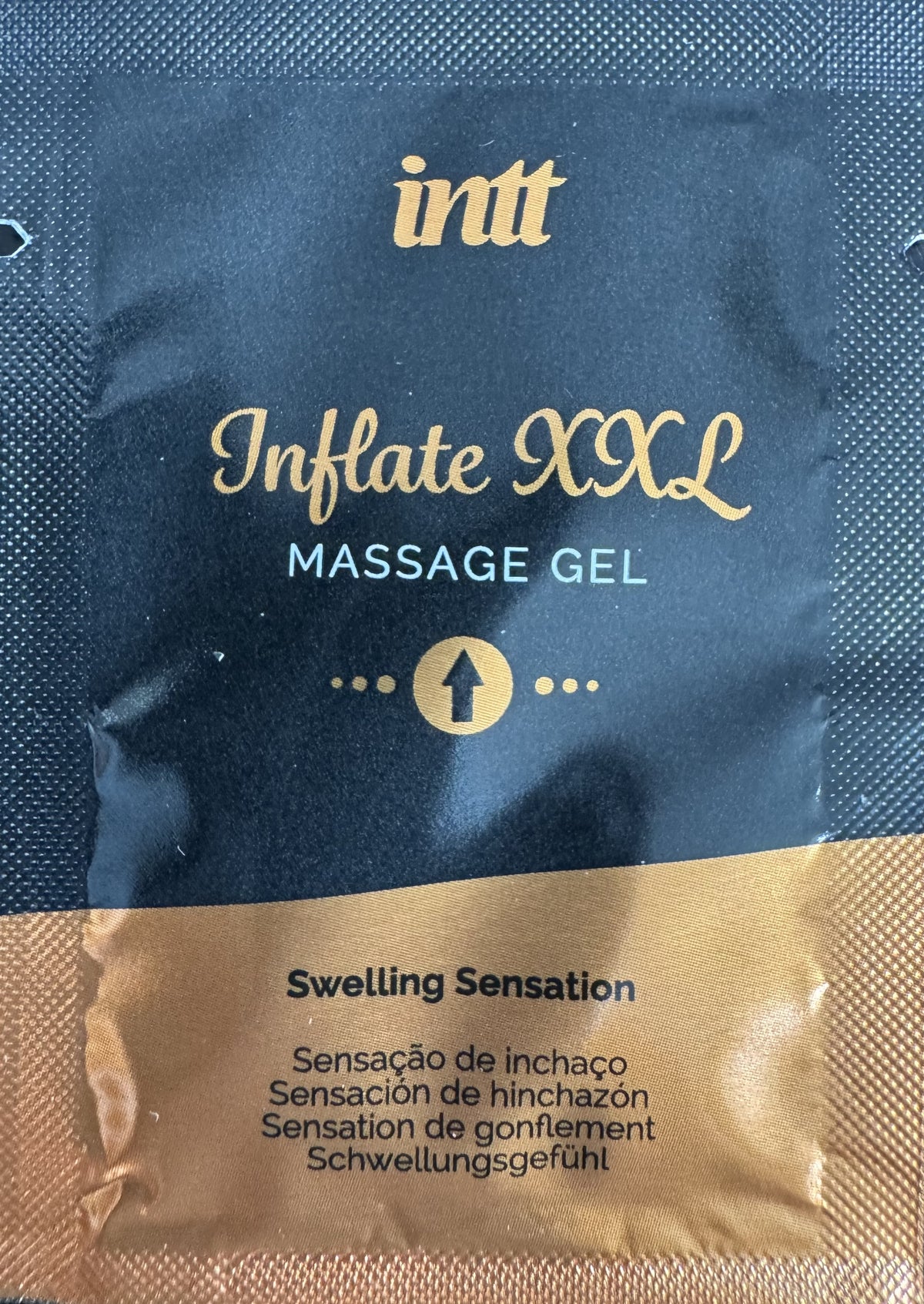 Échantillon gel stimulant pour homme Inflate XXL INTT Cosmétiques