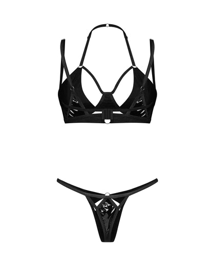 Keira Lise ensemble lingerie noir · Obsessive · vue 4
