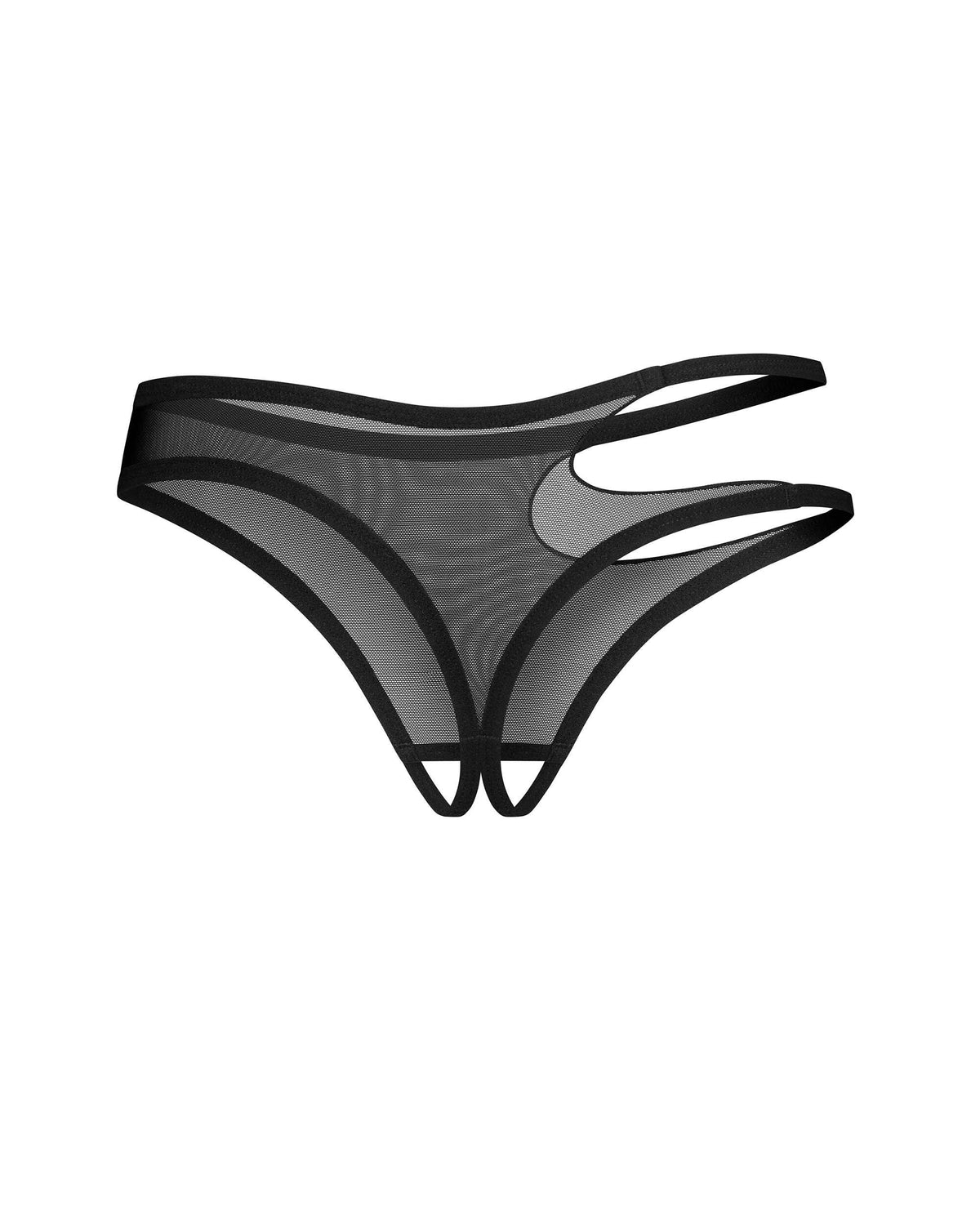 Saturis string ouvert noir · Obsessive · vue 5