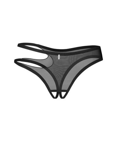 Saturis string ouvert noir · Obsessive · vue 4