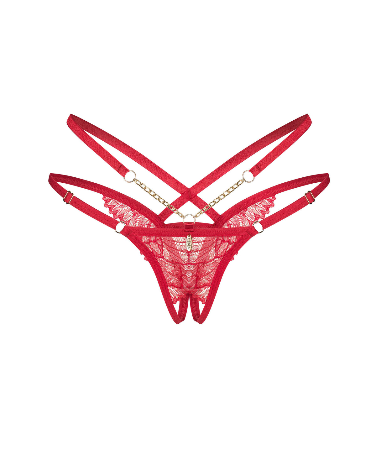 Matildea string ouvert Rouge · Obsessive · vue 4