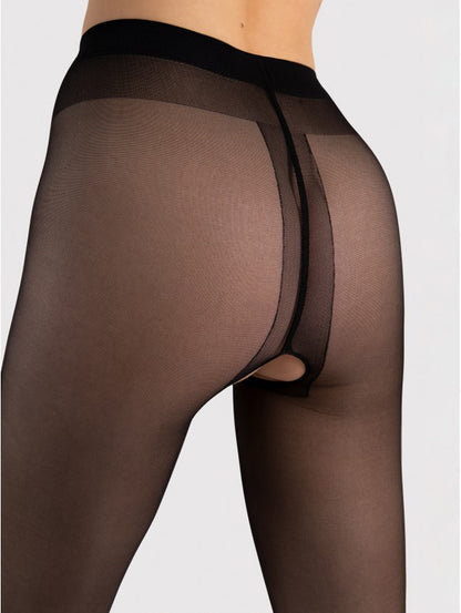 Ouvert Collants 20 DEN Noir · Fiore · vue 2