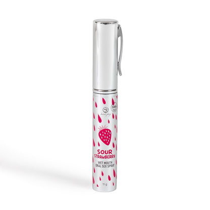Spray pour sexe oral fraise acidulée bouche humide Secret Play