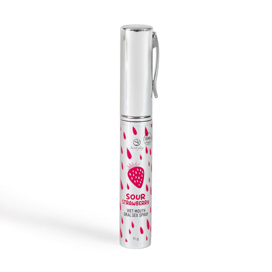 Spray pour sexe oral fraise acidulée bouche humide Secret Play
