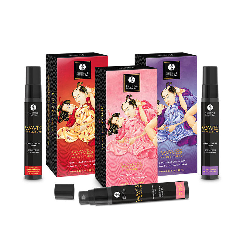 Spray pour plaisir oral fruits exotiques Waves of Pleasure Shunga