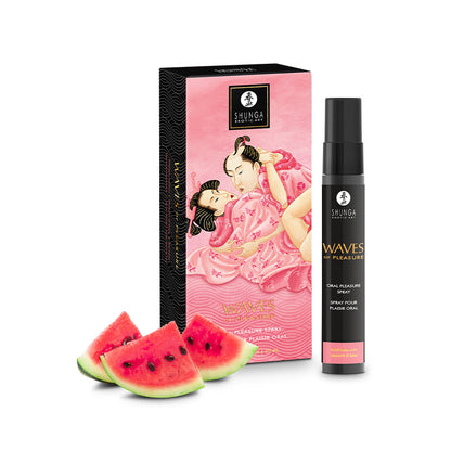 Spray pour plaisir oral pastèque Waves of Pleasure Shunga