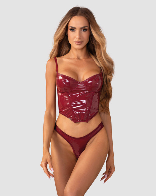 Redya Corset et string rouge · Obsessive · vue 2