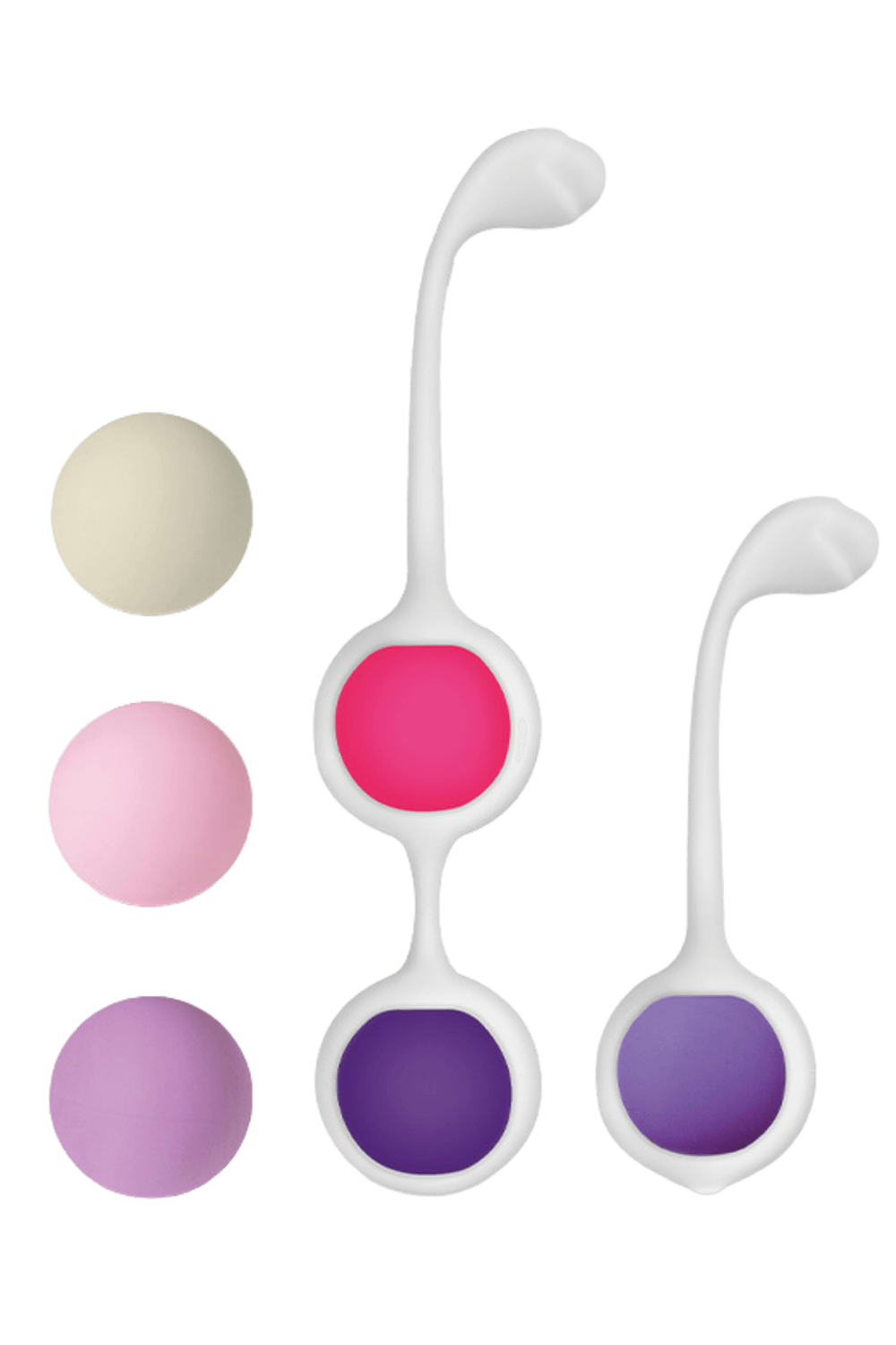 Boules de Geisha progressives en silicone Perla Cœur Ardent