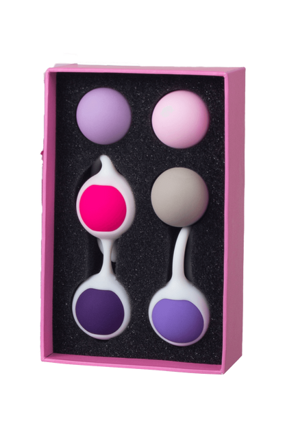 Boules de Geisha progressives en silicone Perla Cœur Ardent