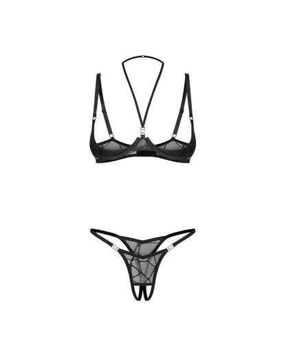 Olianna ensemble ouvert 2 pièces Noir · Obsessive · vue 5