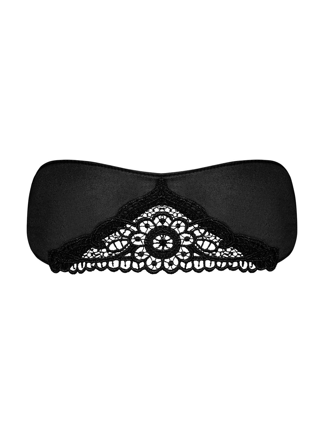 Satinia Masque en satin Noir · Obsessive · vue 3