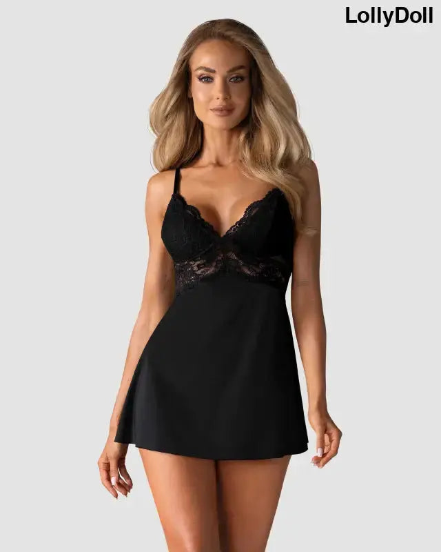 Nuisette 810 bab 1 babydoll noir de votre boutique de plaisir LollyDoll 