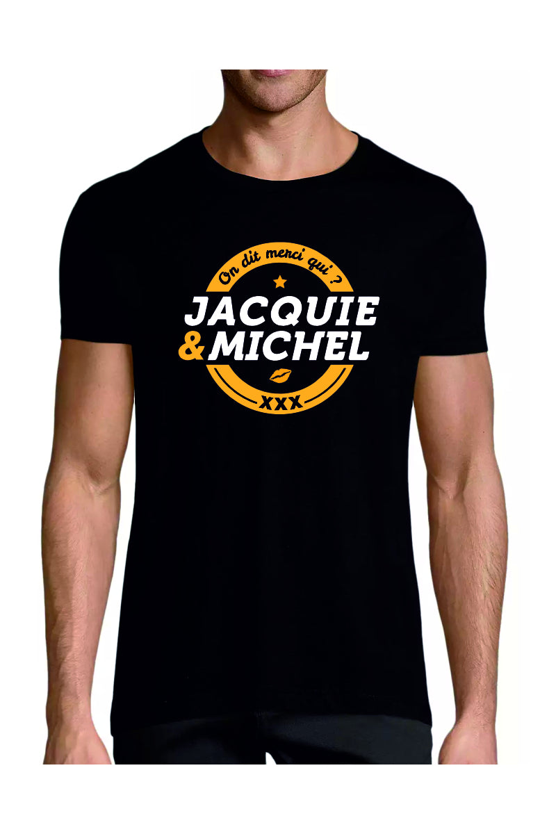 T-shirt visuel n°3 en coton Jacquie et Michel