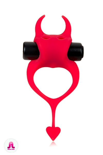 Cockring vibrant petit démon en silicone Devol Adrien Lastic démoniaque et puissant