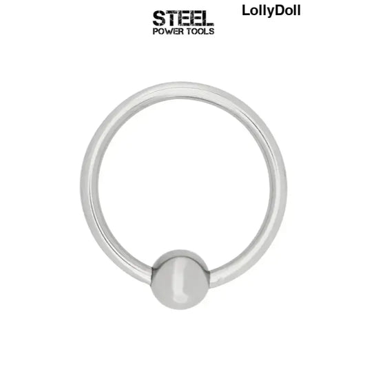Anneau de gland en acier inoxydable de Steel Power Tools, accessoire intime raffiné et efficace.