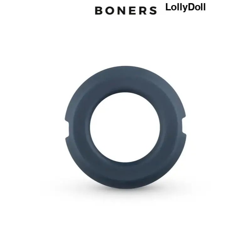 Anneau pénien en silicone doux et acier Boners, design unique pour des expériences intenses