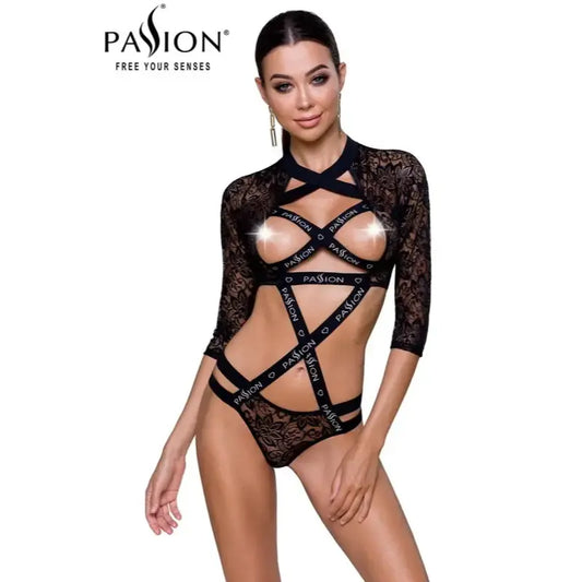 Body Leticia seins nus - Noir grande taille pour être la plus belle