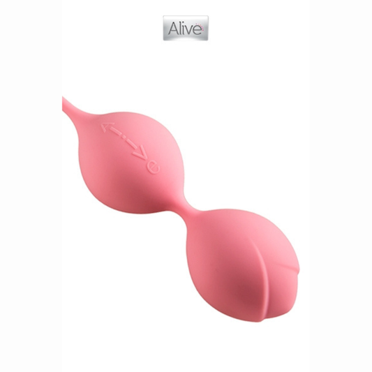Boules de geisha U-Tone Alive 100% silicone rose ou violet LollyDoll