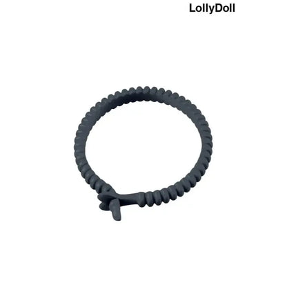 Cockring Dorcel Adjust Ring noir pour une stimulation intense. Idéal pour accompagner un gode disponible chez LollyDoll