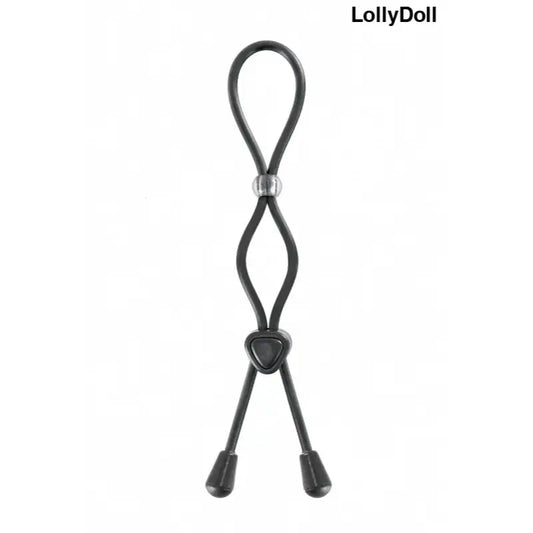 Cockring ajustable double boucle pour des sensations personnalisées. Gaine de plaisir pour des disponible chez LollyDoll