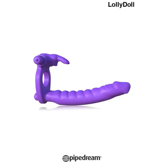 Cockring rabbit double pénétration Cockring rabbit pour double pénétration avec gode, idéal pour une double pénétration femme. disponible chez LollyDoll