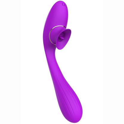 DISA Cœur Ardent violet langue vibrante clitoris vibromasseur point G LollyDoll