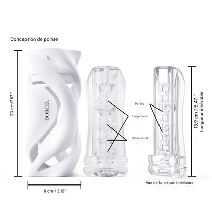 Masturbateur Dorcel Deep Blow avec sa gaine retirable pour une bonne hygièene