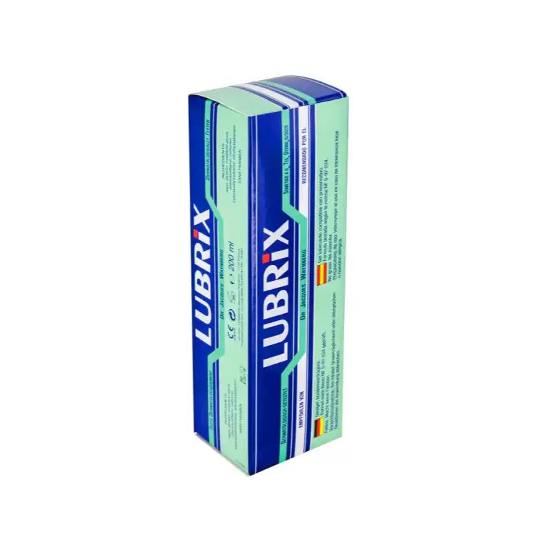 Gel lubrifiant Lubrix 200ml, boîte de gel lubrifiant intime, produit pour le confort et le plaisir.