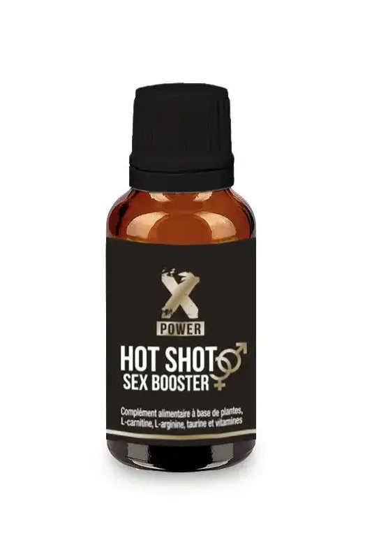 Complément alimentaire désir sexuel Hot Shot Sex Booster 20 ml en flacon individuel, pour stimuler le désir sexuel.