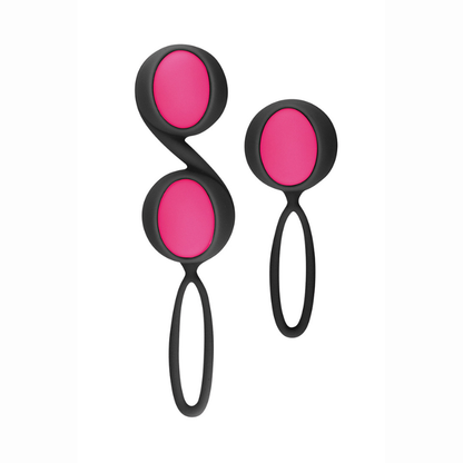 Kit boules de geisha kegel Yoba Love Kegel noir rose LollyDoll