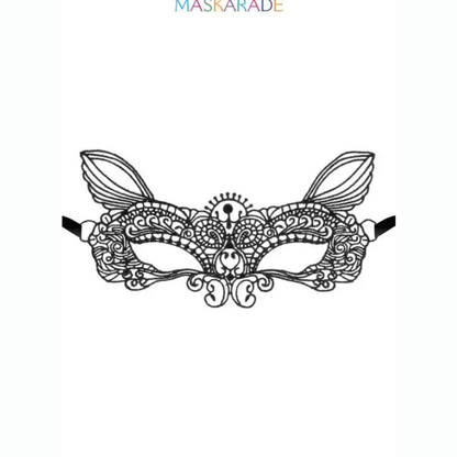 Superbe masque sexy loup dentelle, souple avec de petites oreilles de chat, pour accompagner vos tenues coquines ou vos déguisements sexy.