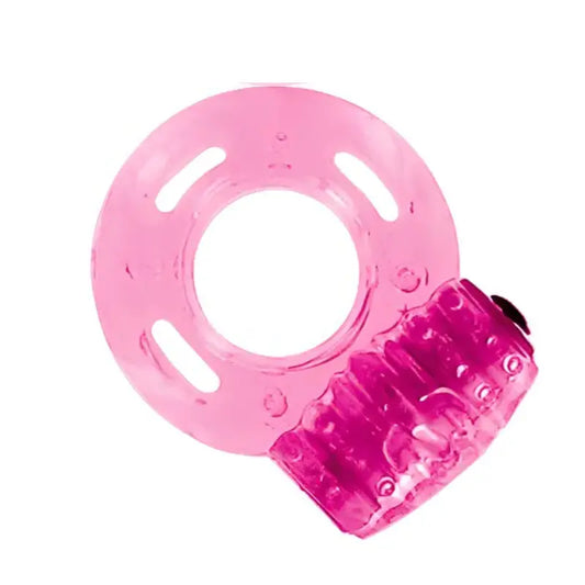 Cockring vibrant de Love In The Pocket en couleur rose, jouet intime pour stimuler le plaisir.