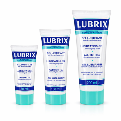 Gel lubrifiant à base d'eau plusieurs format 50ml, 100ml et 200 ml