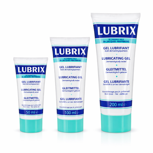 Gel lubrifiant à base d'eau plusieurs format 50ml, 100ml et 200 ml