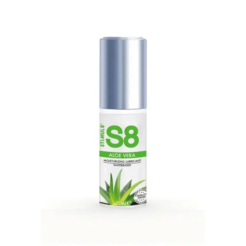 Lubrifiant Aloe Vera -S8- 50ml de Stimul8, lubrifiant intime à base d'eau, hydratant et apaisant.