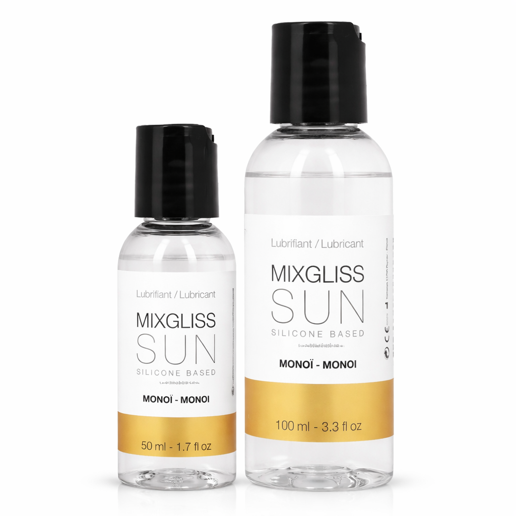 Lubrifiant silicone au monoi de mixgliss en format 50ml ou 100ml 