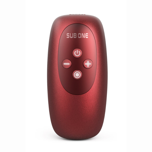 Masturbateur vibrant Velvet Red technologie tapping silicone liquide