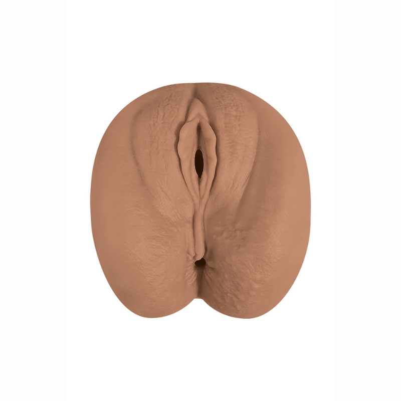 masturbateur réaliste homme Mia Alive – double entrée pour deux fois plus de plaisir couleur caramel