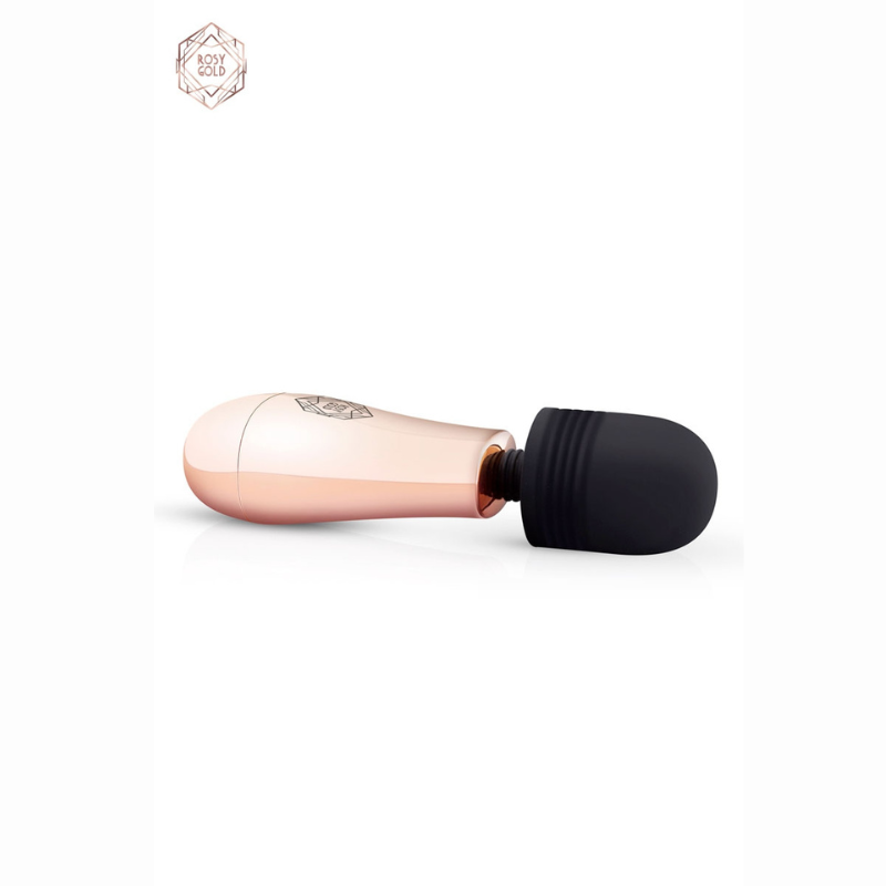 Mini masseur wand rose gold étanche compact sextoy voyage