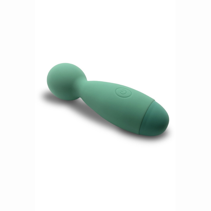Mini wand clitoridien Smally Wooomy vert menthe étanche et super puissant