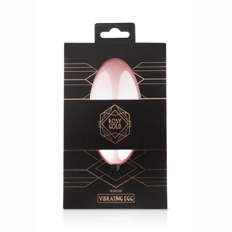 Oeuf vibrant rose gold Rosy Gold ABS lisse format ultra compact